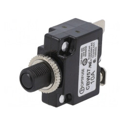 Siguranță Termică 10A 125V/250V/32VDC/50VDC | Electronic-mag.ro | Componente Electronice