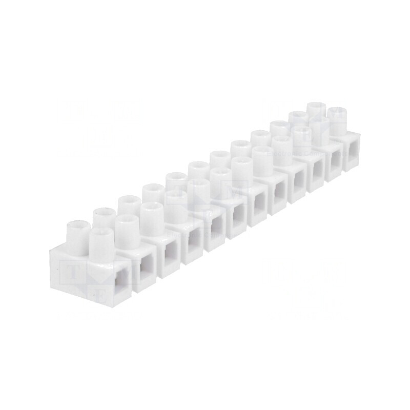 Regletă Conexiuni Terminal cu Șurub Albă 6mm2 400V 41A | Electronic-mag.ro | Componente Electronice Regletă Conexiuni Terminal cu Șurub Albă 6mm2 400V 41A | Electronic-mag.ro | Componente Electronice