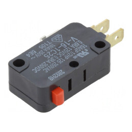 Microîntrerupător SNAP ACTION 16A 250VAC SPDT | Electronic-mag.ro | Componente Electronice