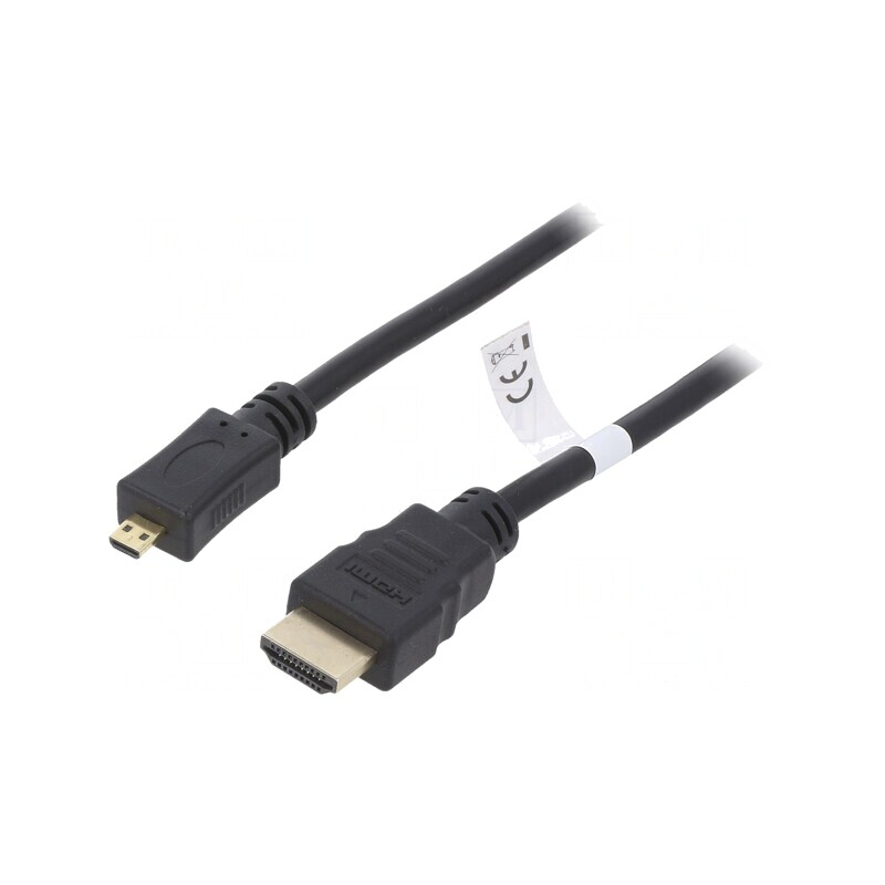 Cablu HDMI 2.0 Micro HDMI 2m Negru | Electronic-mag.ro | Componente Electronice Cablu HDMI 2.0 Micro HDMI 2m Negru | Electronic-mag.ro | Componente Electronice