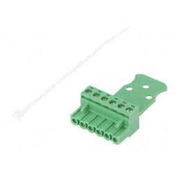 Regletă deconectabilă 6 piste 5,08mm drept mufă | Electronic-mag.ro | Componente Electronice