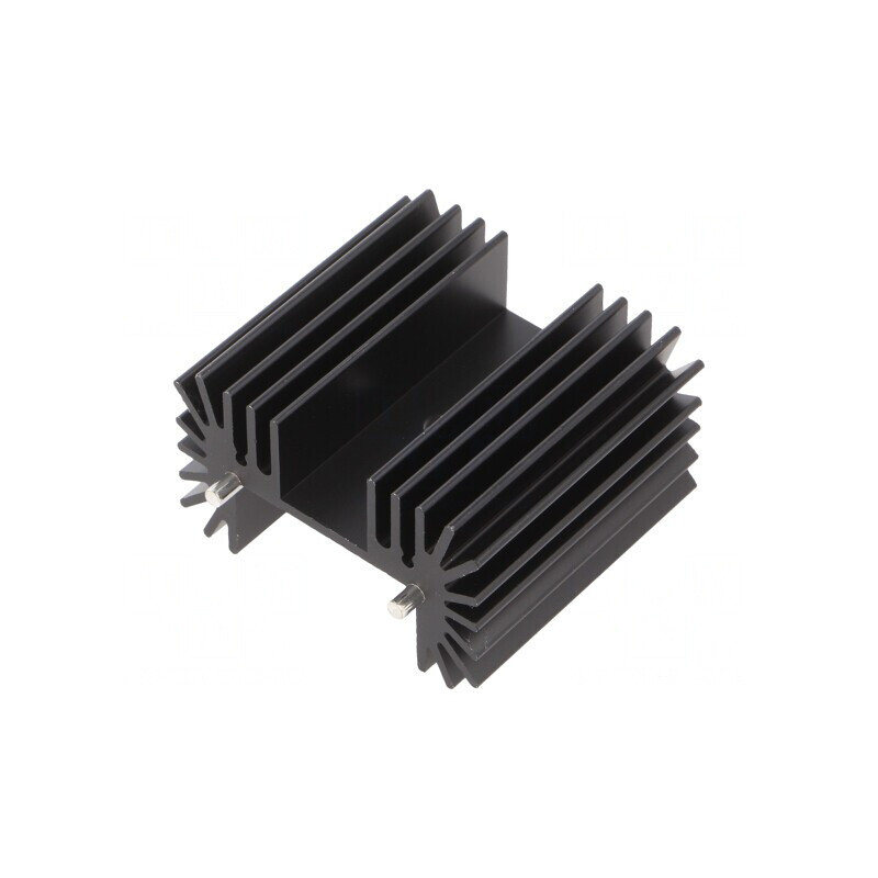 Radiator Extrudat Negru 25x42mm pentru TO218/TO220/TO247 | Electronic-mag.ro | Componente Electronice