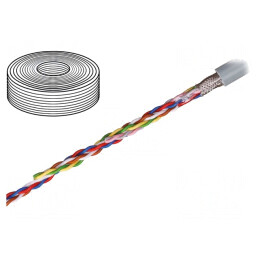 Cablu de date chainflex CF211 2x0,25mm² gri | Electronic-mag.ro | Componente Electronice