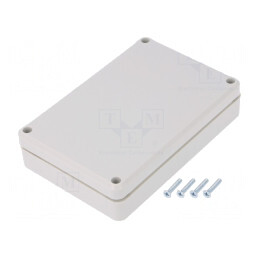 Carcasă Universală cu Bucşă din Alamă 80x120x27mm | Electronic-mag.ro | Componente Electronice