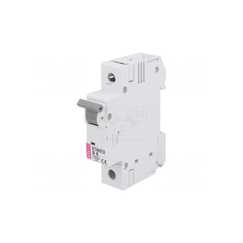 Întrerupător Supracurent 6A 230/400V 1P 6kA | Electronic-mag.ro | Componente Electronice