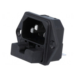 Conector Alimentare AC 10A 250V IEC 60320 | Electronic-mag.ro | Componente Electronice