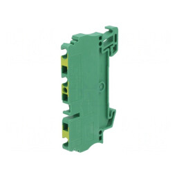 Conector Șine 2.5mm² 3 Pini Galben-Verde | Electronic-mag.ro | Componente Electronice