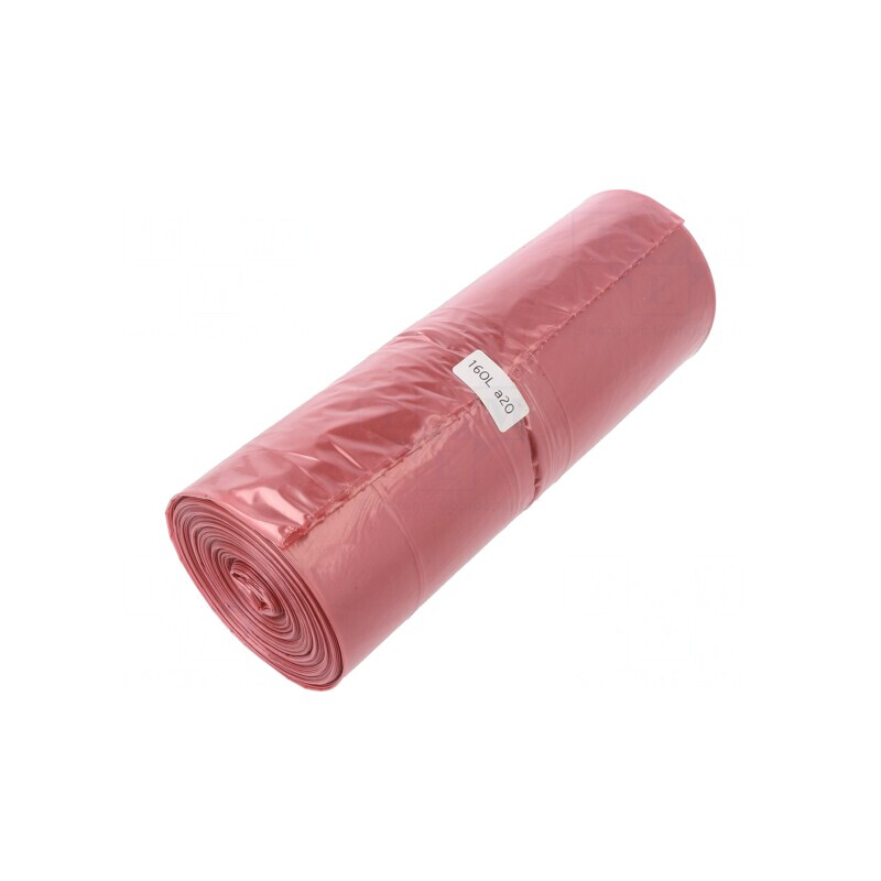 Saci Gunoi Polietilenă Roșii 160L 20 Bucăți | Electronic-mag.ro | Componente Electronice