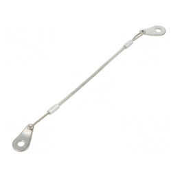 Cablu de Asigurare PVC Oțel Inoxidabil 150mm | Electronic-mag.ro | Componente Electronice