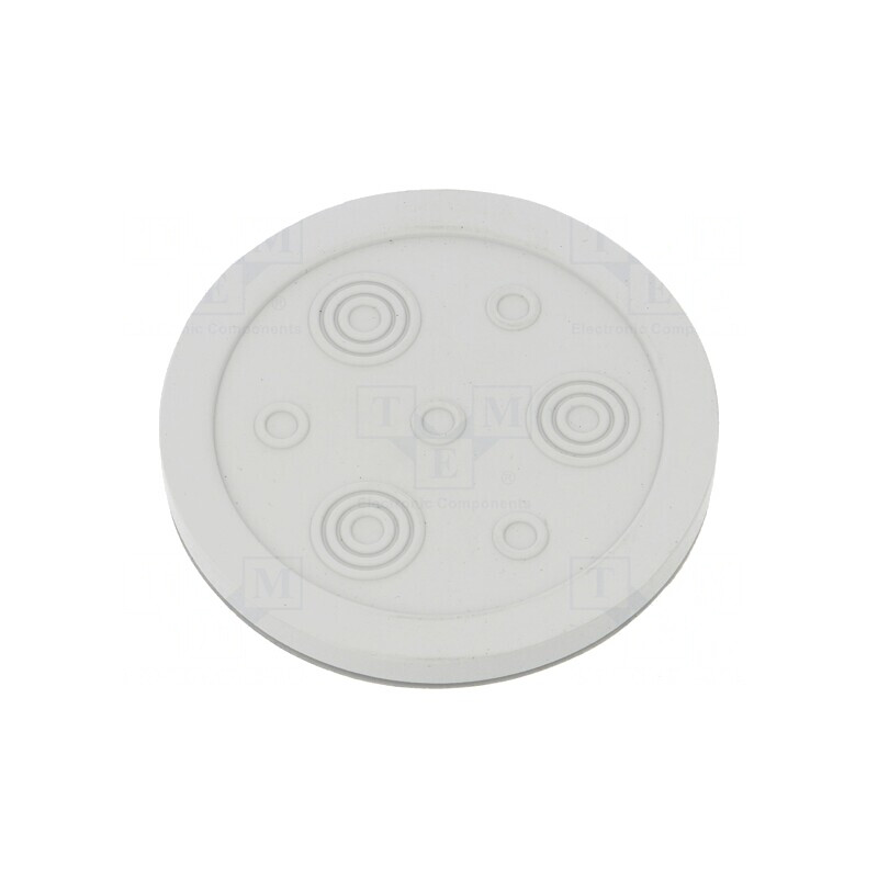 Garnitură Gri Deschis cu 7 Orificii IP54 | Electronic-mag.ro | Componente Electronice