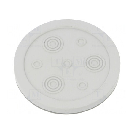 Garnitură Gri Deschis cu 7 Orificii IP54 | Electronic-mag.ro | Componente Electronice