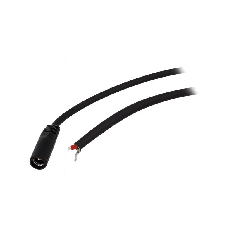 Cablu Alimentare DC 5,5/2,5 1,5m Negru | Electronic-mag.ro | Componente Electronice
