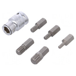 Set Capete Șurubelniță Spline 1/2" | Electronic-mag.ro | Componente Electronice