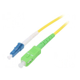 Patch Cord Fibra OS2 LC/UPC SC/APC 5m LSZH Galben | Electronic-mag.ro | Componente Electronice