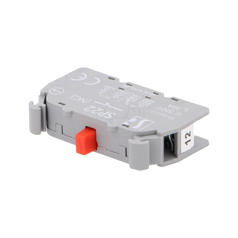 Element de contact 22mm NC 2,5A 230VAC 4A 24VDC | Electronic-mag.ro | Componente Electronice