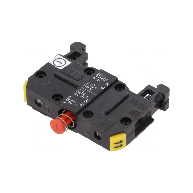 Element de Contact 22mm ST22 NC pentru Şină DIN | Electronic-mag.ro | Componente Electronice