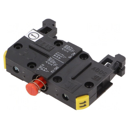 Element de Contact 22mm ST22 NC pentru Şină DIN | Electronic-mag.ro | Componente Electronice