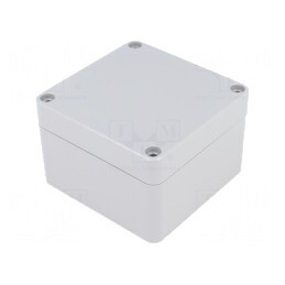 Carcasă Universală ABS Gri Închis IP65 80x82x55mm | Electronic-mag.ro | Componente Electronice