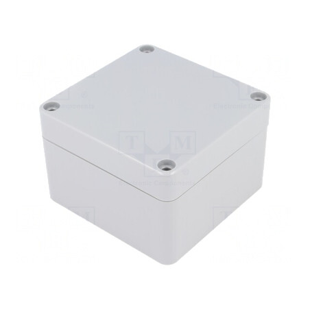 Carcasă Universală ABS Gri Închis IP65 80x82x55mm | Electronic-mag.ro | Componente Electronice