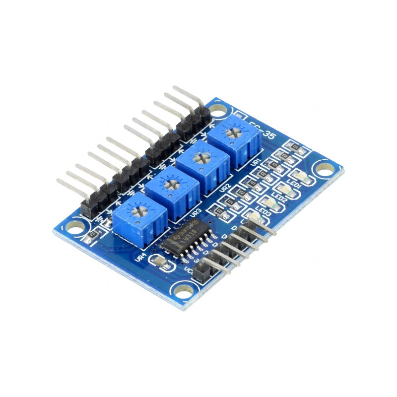 Adaptor Modul 4 Canale 3,3-5VDC 42x38mm | Electronic-mag.ro | Componente Electronice