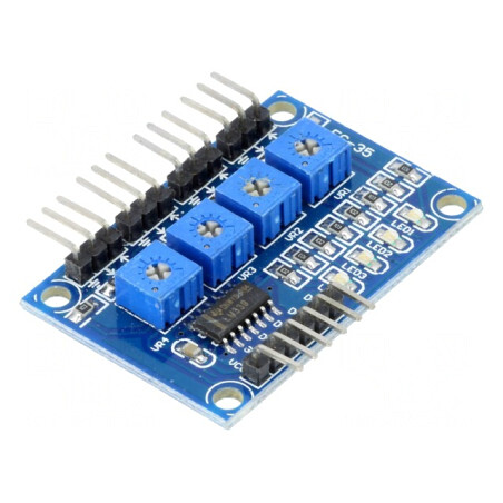 Adaptor Modul 4 Canale 3,3-5VDC 42x38mm | Electronic-mag.ro | Componente Electronice