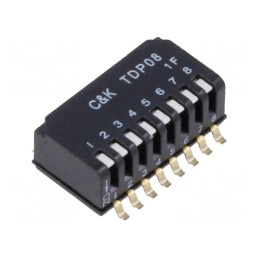 Comutator DIP-SWITCH 8 Secțiuni OFF-ON 24VDC | Electronic-mag.ro | Componente Electronice