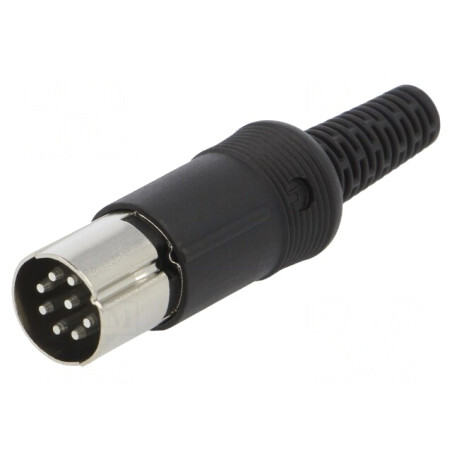 Mufă DIN 8 PIN 270° pe cablu | Electronic-mag.ro | Componente Electronice