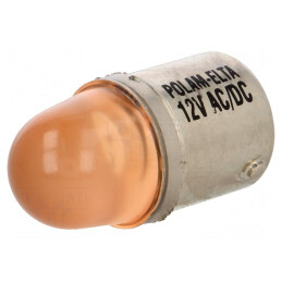 Lampa LED Portocalie 12V BA15S | Electronic-mag.ro | Componente Electronice