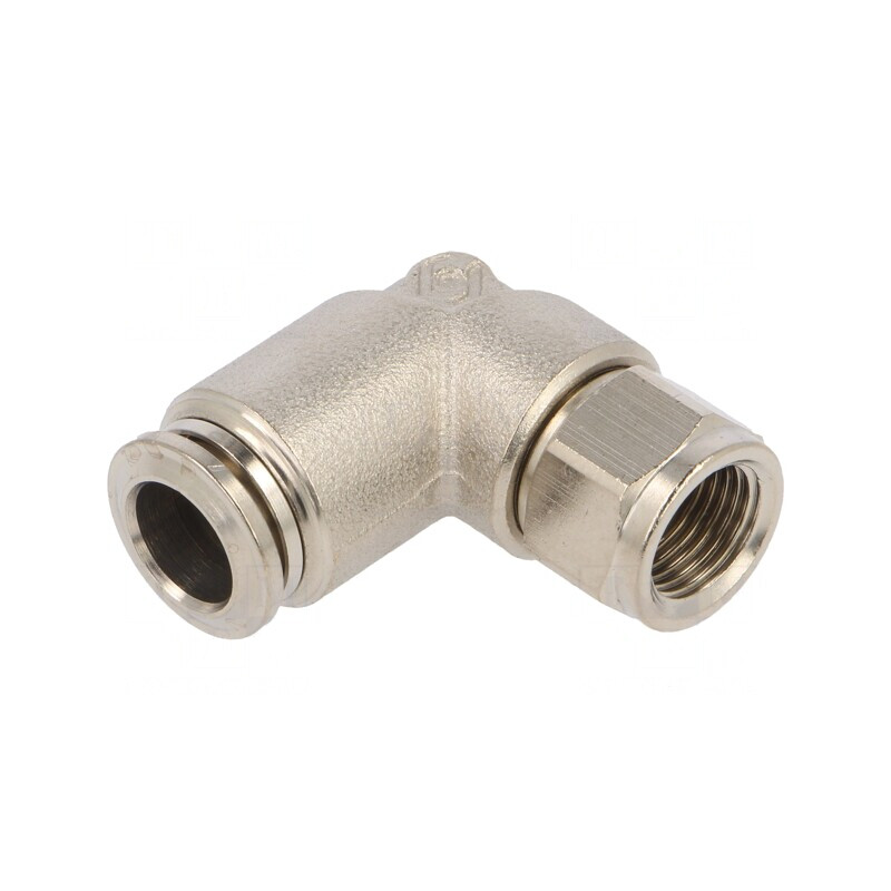 Racord Push-in Unghiular Alamă Nikelată 20bar | Electronic-mag.ro | Componente Electronice
