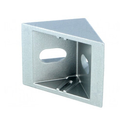 Colțar pentru Profile 8mm 40x39x39mm | Electronic-mag.ro | Componente Electronice