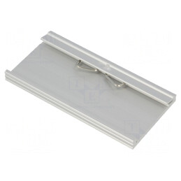 Mâner Aluminiu 100mm pentru Șină DIN TS35 | Electronic-mag.ro | Componente Electronice