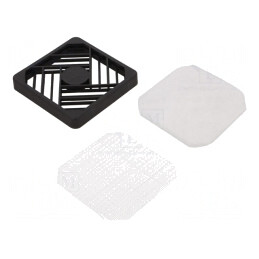 Placă de protecție 80x80mm cu șuruburi 72mm distanță | Electronic-mag.ro | Componente Electronice