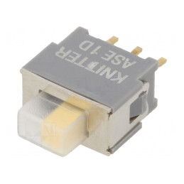 Comutator glisant SPDT ON-ON PCB THT 0,05A | Electronic-mag.ro | Componente Electronice