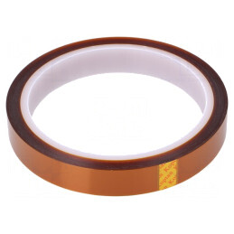 Bandă Temperaturi Ridicate 0,07mm 50% Ambră 230°C | Electronic-mag.ro | Componente Electronice