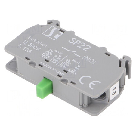 Contact NO 22mm 2,5A 230VAC 4A 24VDC | Electronic-mag.ro | Componente Electronice