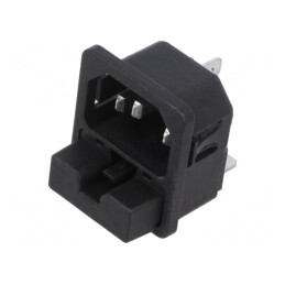 "Conector Alimentare AC IEC 60320 10A 250V" | Electronic-mag.ro | Componente Electronice