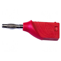 Mufă Banană 4mm 15A Roșie | Electronic-mag.ro | Componente Electronice