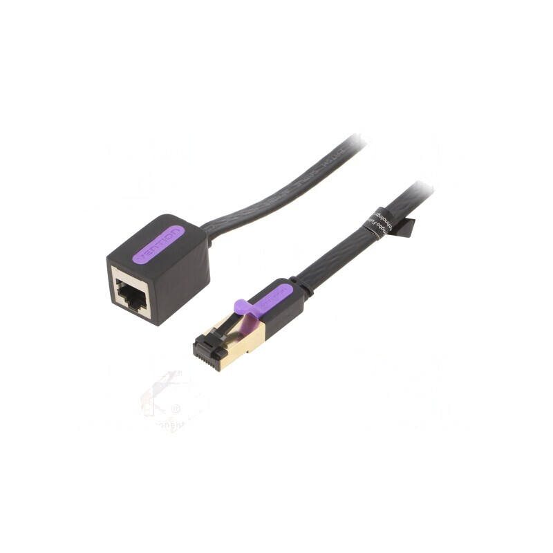 Prelungitor RJ45 F/UTP 3m Negru | Electronic-mag.ro | Componente Electronice