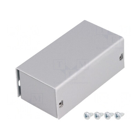 Carcasă Universală Aluminiu Gri 38x72x28mm | Electronic-mag.ro | Componente Electronice