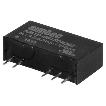Convertor DC/DC 1W 5V la 15V/-15V | Electronic-mag.ro | Componente Electronice