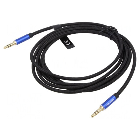 Cablu Audio Jack 3.5mm 3pin 5m Placare Aurită | Electronic-mag.ro | Componente Electronice