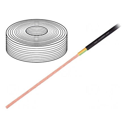 Cablu Chainflex CFPE 1G1,5mm2 Negru pentru Motor | Electronic-mag.ro | Componente Electronice
