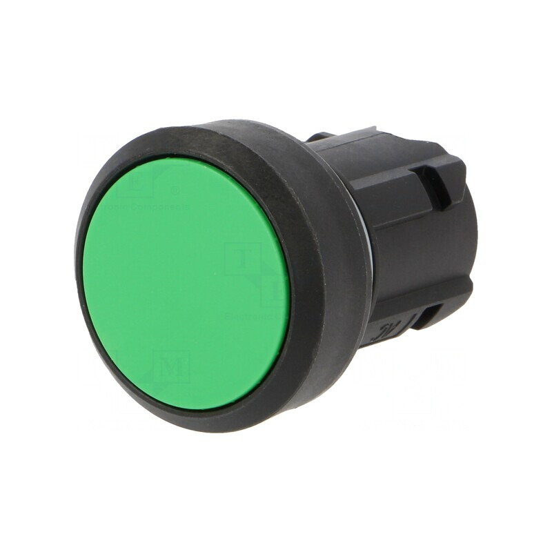 Comutator apăsare 22mm verde stabilizat | Electronic-mag.ro | Componente Electronice