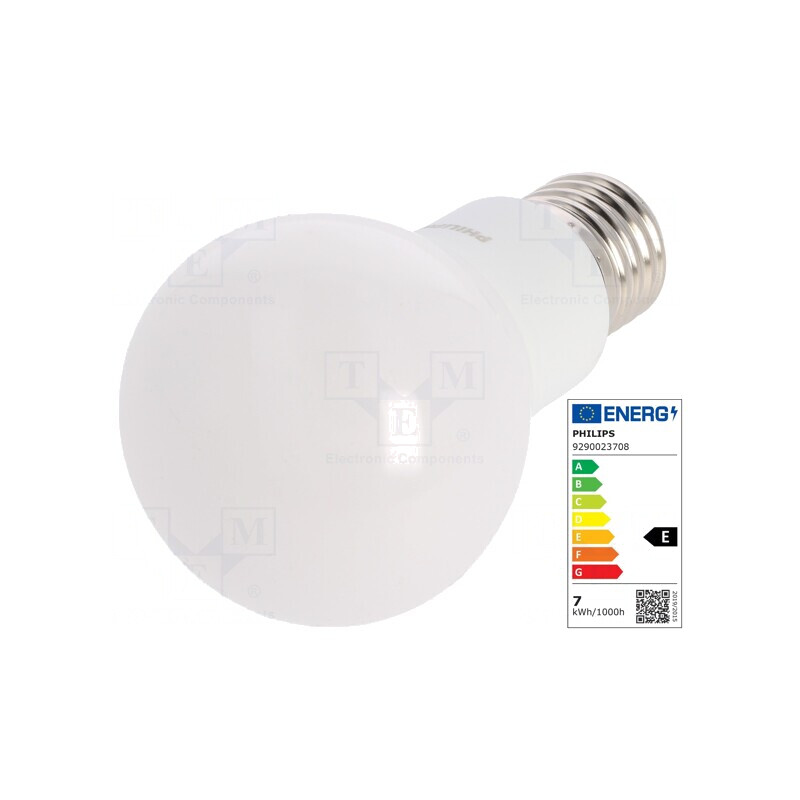 Lampă LED E27 8W Alb Cald 2700K | Electronic-mag.ro | Componente Electronice