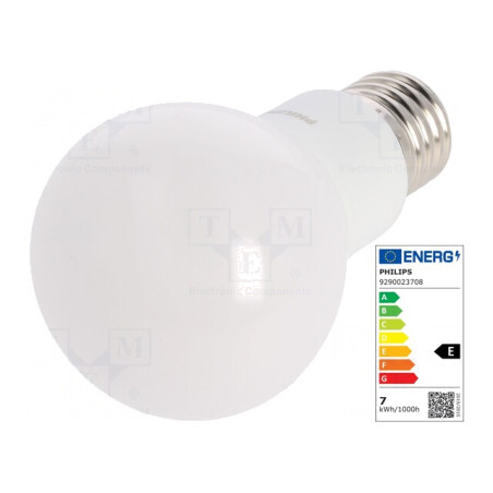 Lampă LED E27 8W Alb Cald 2700K | Electronic-mag.ro | Componente Electronice
