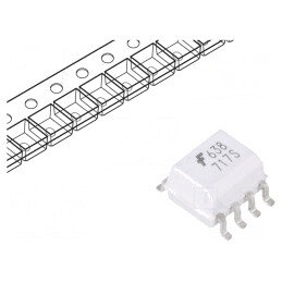 Optocuplor SMD 2 Canale 3,75kV 10Mbps SO8 | Electronic-mag.ro | Componente Electronice
