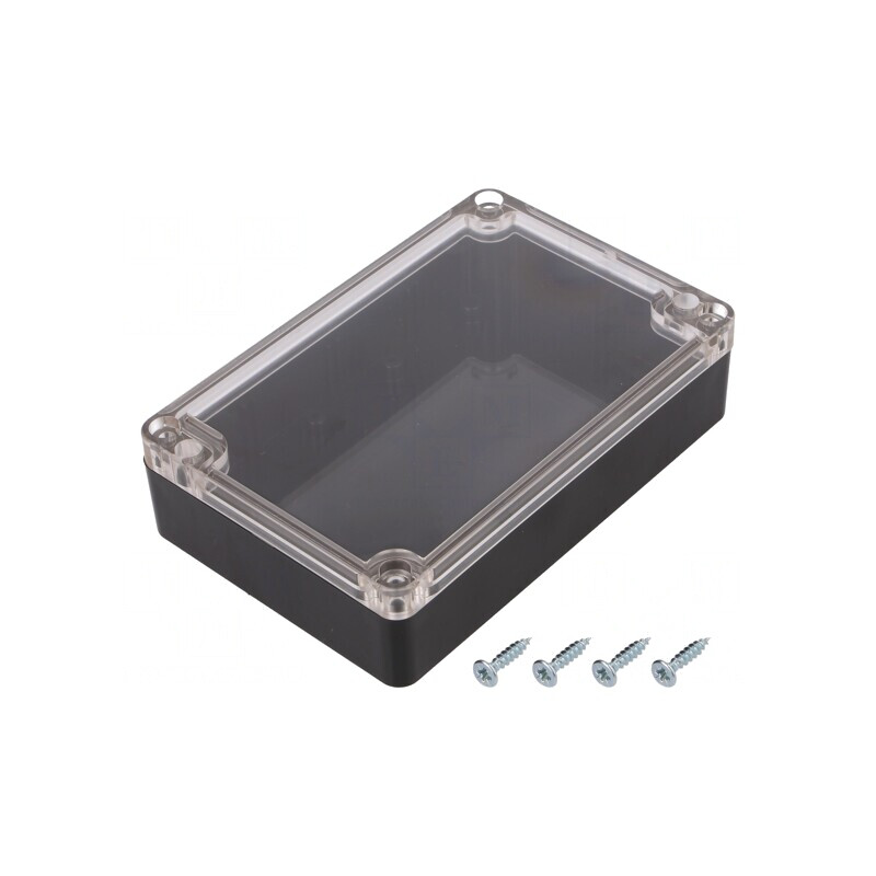 Carcasă Universală Neagră ABS IP65 90x135x35mm | Electronic-mag.ro | Componente Electronice