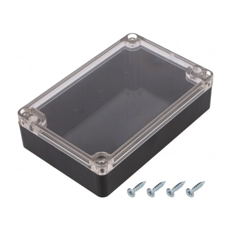 Carcasă Universală Neagră ABS IP65 90x135x35mm | Electronic-mag.ro | Componente Electronice