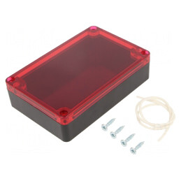 Carcasă Universală ABS Neagră IP65 90x135x35mm | Electronic-mag.ro | Componente Electronice