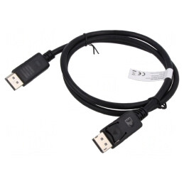 Cablu DisplayPort 1m Negru | Electronic-mag.ro | Componente Electronice